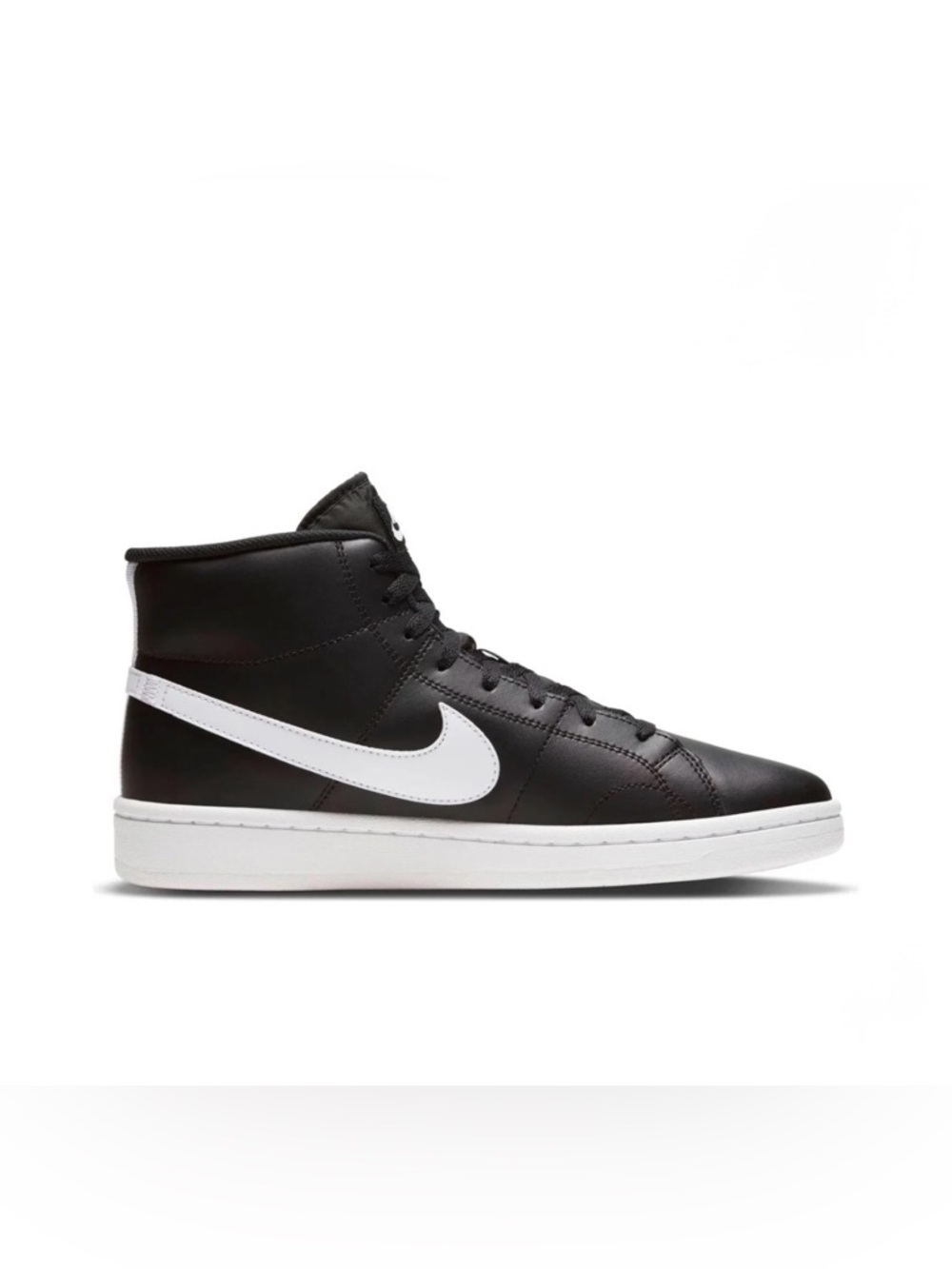 New Nike Court Royale 2 Mid "Black/White Onyx/White" Men's Shoe CQ9179 001 - Picture 2 of 7